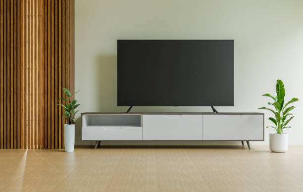istock Smart tv in living room 1500882246