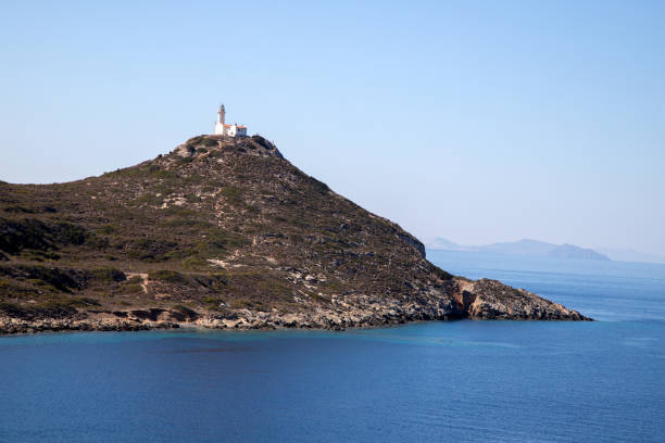 istock Aegean Sea and Deveboynu lighthouse view 1500884890