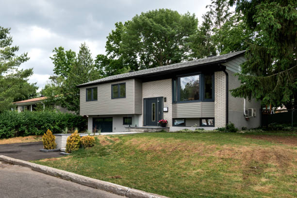 istock Luxury renovated modern house with backyard 1500891646
