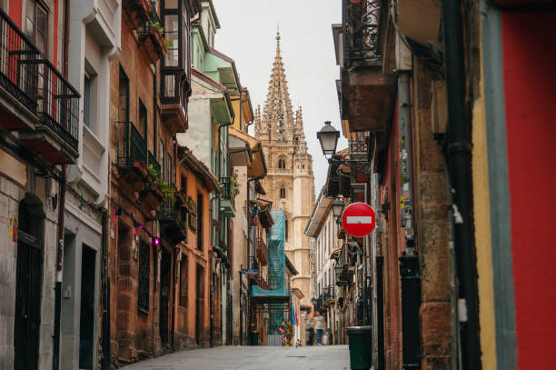 istock Street in Oviedo, Spain 1500891879