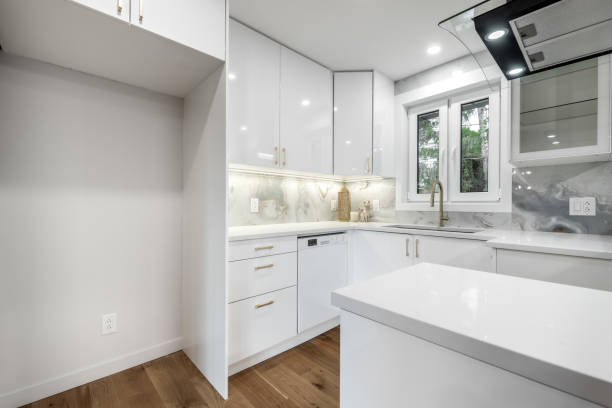 istock Luxury renovated modern house with backyard 1500891889