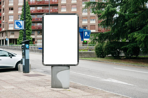 istock Blank billboard in a city 1500892303