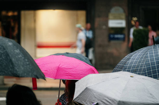 istock Umbrellas of a rainy day 1500892475