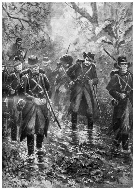 Antique image from British magazine: 