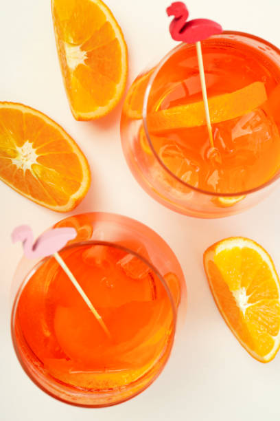 istock Concept of summer cocktail, Spritz on white background 1500896652
