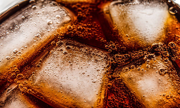 Cola soda with ice Cola soda with ice coca cola stock pictures, royalty-free photos & images