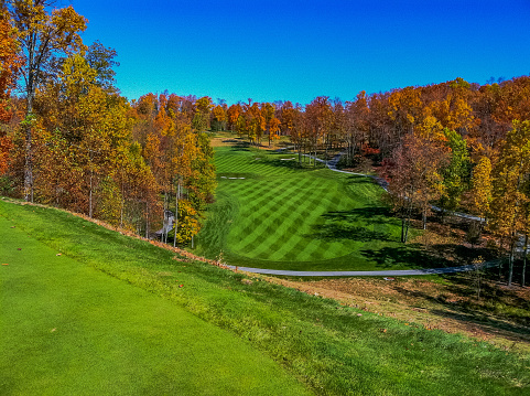 Fall views on the golf course
