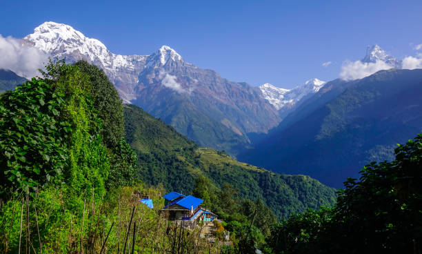 istock Snow covered peak of Annapurna Massif 1500908685