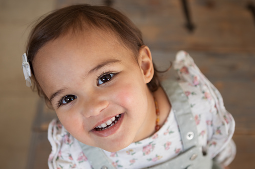 Portrait of a beautiful 2 years-old argentinian girl - Buenos Aires - Argentina