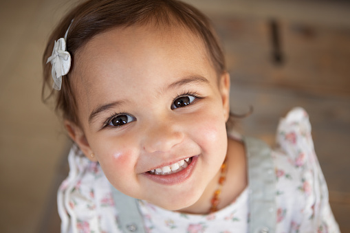 Portrait of a beautiful 2 years-old argentinian girl - Buenos Aires - Argentina