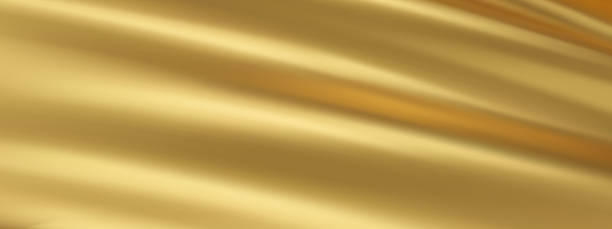 istock Abstract golden silk vector background. Luxury cloth or liquid wave. Abstract or gold fabric texture background. Gold Cloth soft wave. Creases of satin, silk, and Smooth elegant cotton. 1500910853
