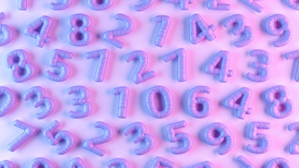 istock Random Number  Balloons, Back to School Background, Neon Lighting 1500914364