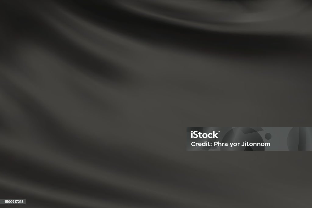 Tekstur Closeup Sutra Hitam Kain Hitam Tekstur Halus Latar Belakang