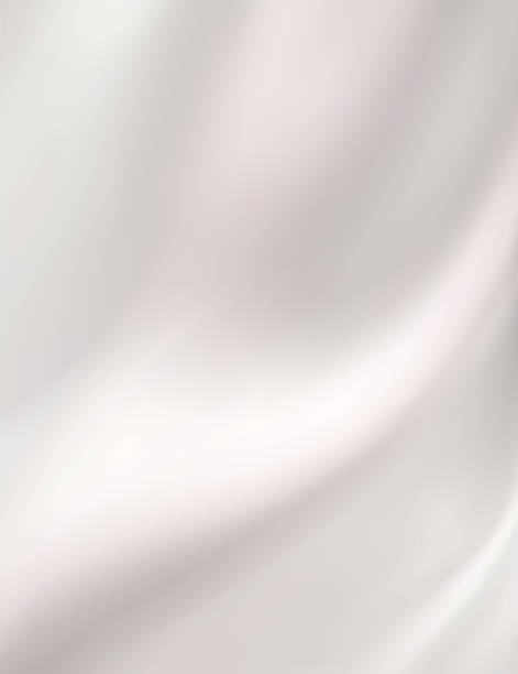 istock The luxury of white fabric texture background. Closeup of rippled silk fabric. Abstract cloth or liquid wave background.  Creases of satin, cotton. Vertical photo. 3d vector illustration. 1500917363