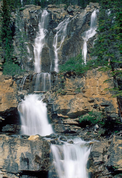 istock Ramble Creek Falls, Icefield Parkway, Alberta, Canada 1500917510