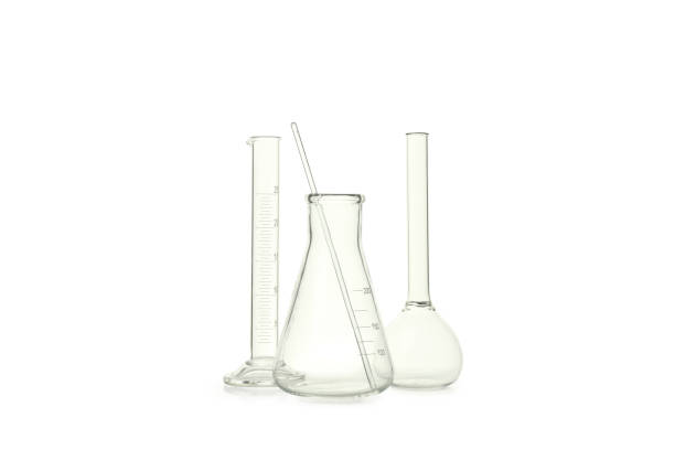 istock Concept of laboratory accessories, isolated on white background 1500919056