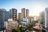 modern appartment buildings in Salvador, Brazil