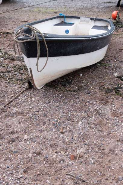 istock Boats Beached At Low Tide On Teignmouth 'Back Beach' In Devon 1500935895