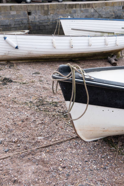 istock Boats Beached At Low Tide On Teignmouth 'Back Beach' In Devon 1500935898