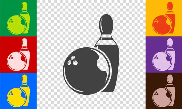 Vector illustration of Bowling icon.