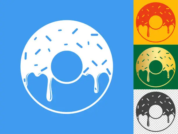 Vector illustration of Donut icon.