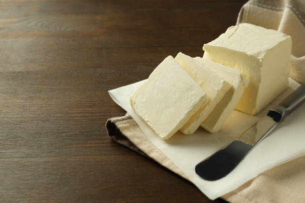 istock Concept of breakfast, eat food with butter, space for text 1500940241