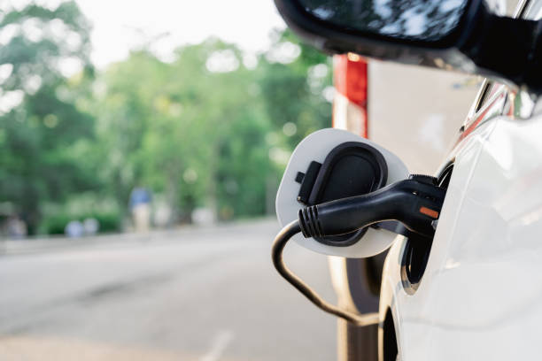 istock car charging station in new york 1500960341