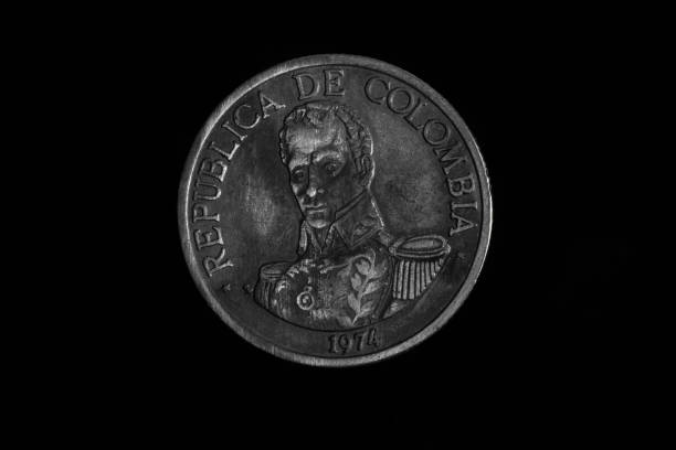 istock Colombian coins in closeup 1500964083