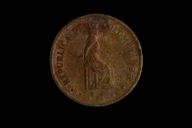 istock Colombian coins in closeup 1500964091
