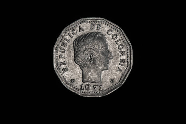 istock Colombian coins in closeup 1500964602