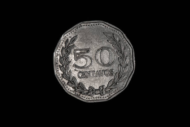 istock Colombian coins in closeup 1500964615
