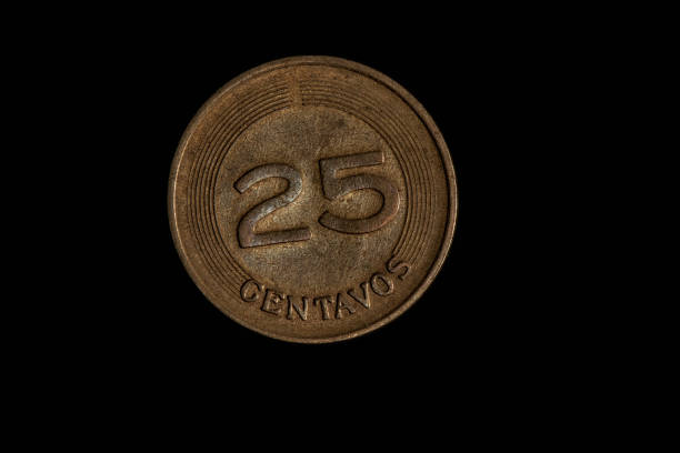 istock Colombian coins in closeup 1500964633