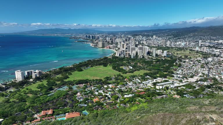 Diamond Head and Waikiki Oahu Hawaii 04