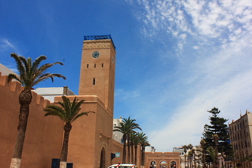 clock tower in the city of Essaouira