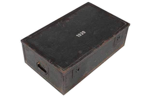 istock WW2 German Army ammunition wooden crate. 1500983707