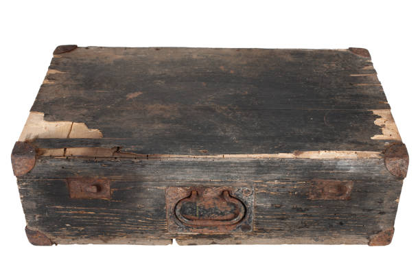 istock WW2 German Army ammunition wooden crate. 1500984130