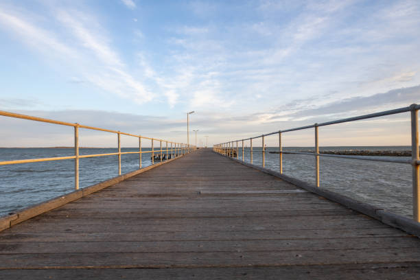 istock Sunset on a pier, South australia, cowell 1501000769