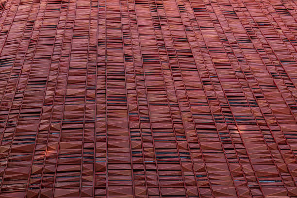 istock Background image of red building fence details 1501004422
