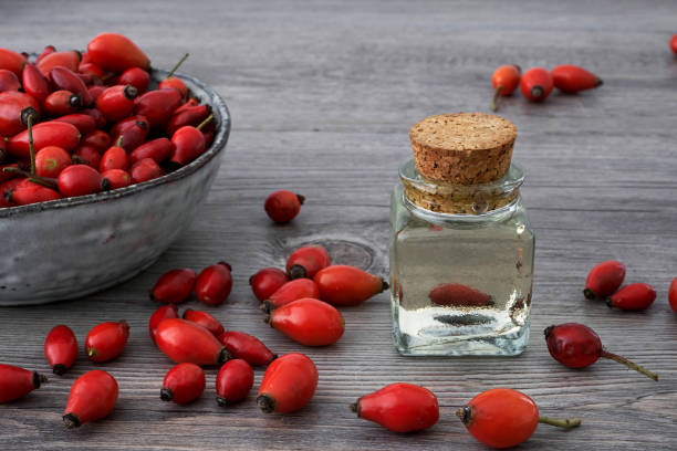 istock Organic rosehip oil extract 1501004921