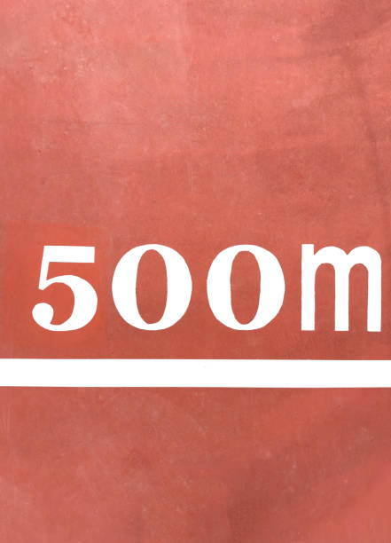 istock 500 Meter sign in an outdoor running track 1501024721