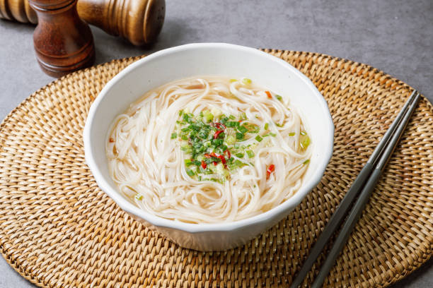 istock Vietnamese food rice noodle dish in a white bowl 1501030621