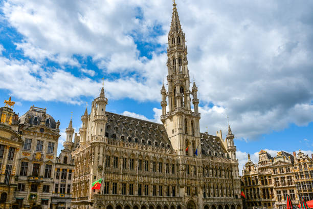 istock A classic view of Brussels Town Hall 1501037596