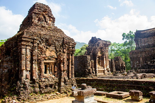 Ruins at the Pre Rup, a Hindu temple at Angkor, Cambodia, built as the state temple of Khmer king Rajendravarman.
