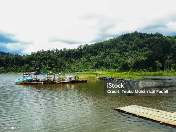 Java Island Lake A Beautiful Lake In Tropical Rainforest Java Island Indonesia Stock ...