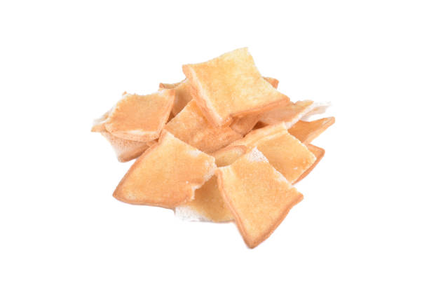 istock wood, veCrispy rusk toasted cake isolated on white background. 1501053238