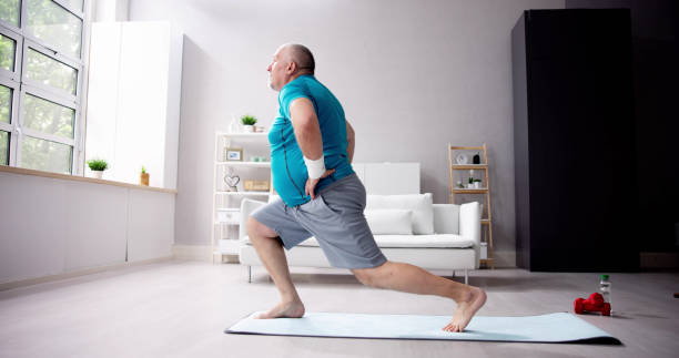 Funny Man Fitness Exercise Workout