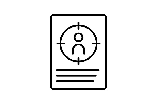 Vector Target Pasar Ikon Target Pasar Target Dan Orang Ikon Yang Terkait Dengan Target ...