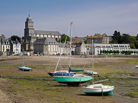 Tourism in Brittany- Sainte Marine city and port-Finistere, Combrit- France