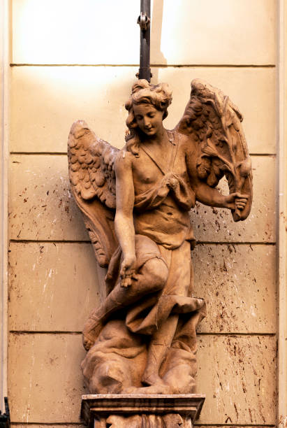 istock Beautiful angel holding a branch 1501098029