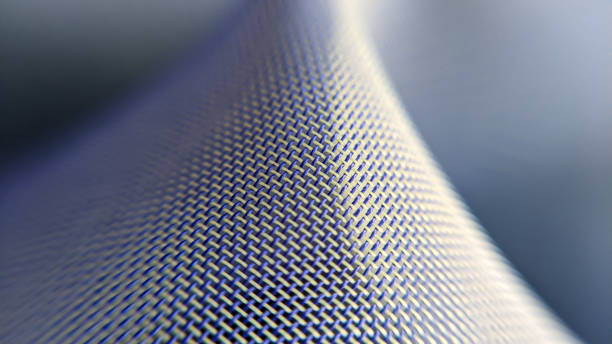 istock Net of beige and blue strings close up 1501117705